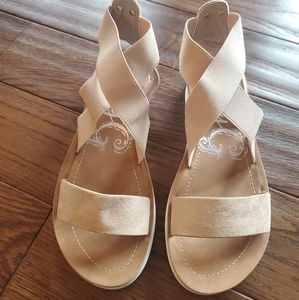 Sizes 6-11 Authentic Gypsy Jazz Sandals Misty Nude